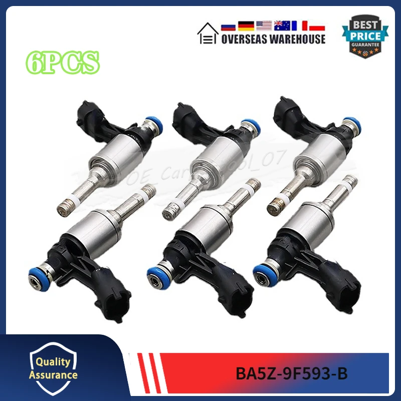 

Fits For LINCOLN MKT MKS FORD TAURU POLICE FLEX 3.5L Fuel Injectors set Of 6 BA5Z-9F593-B