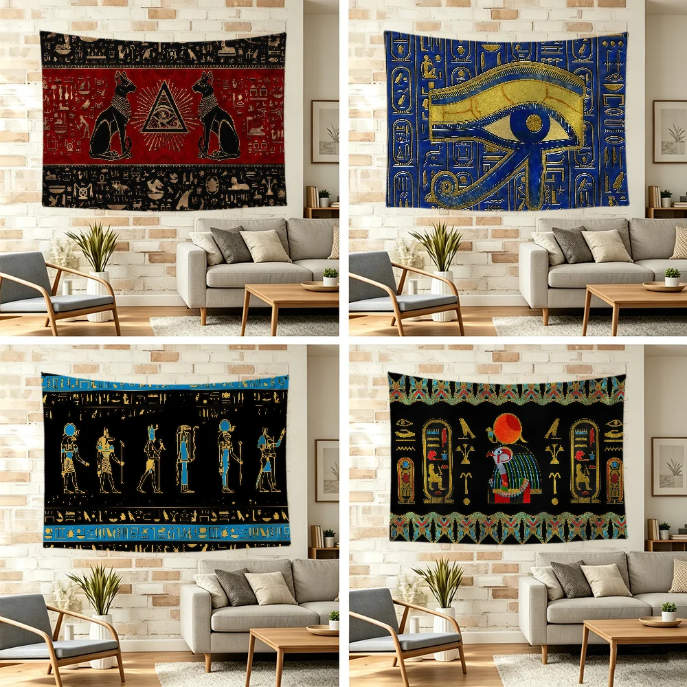 Ancient Egyptian Mythological flag Durable Outdoor Indoor Patio Festive Decoration Classic Design Pole Wall Room Banner