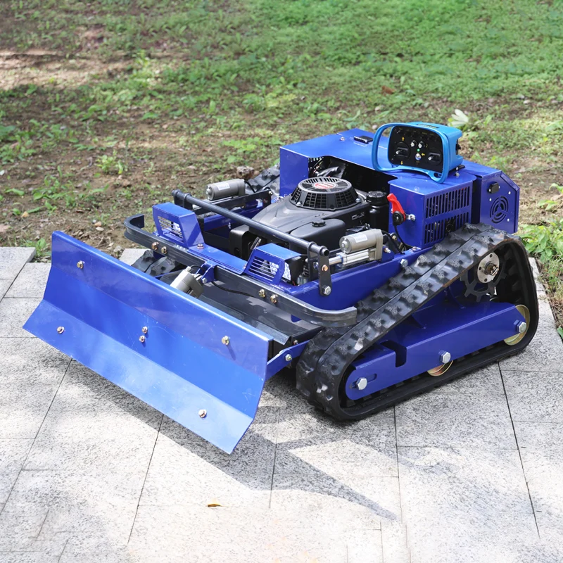 Customized Remote Control Small Robot - 550mm Cutting Width for Lawn Mowing with Snow Shovel
