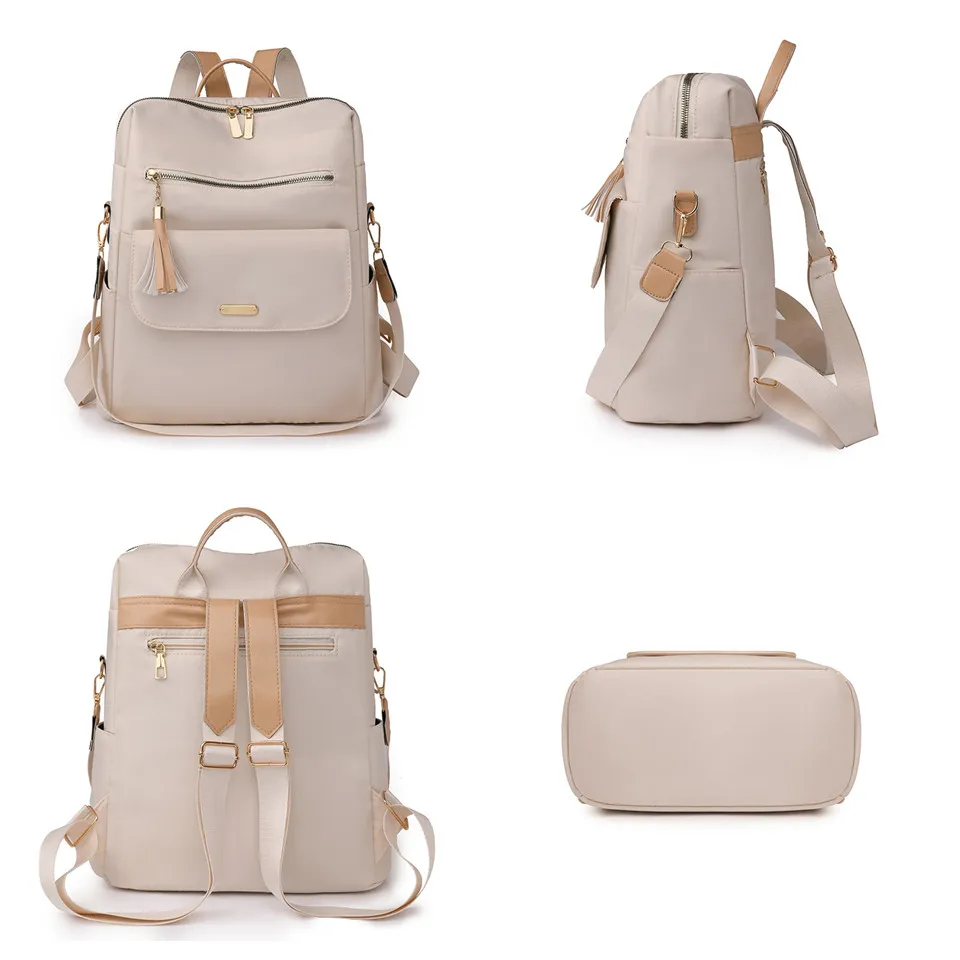 Zaino da donna di moda zaini in Nylon per giovani di alta qualità per ragazze adolescenti borsa a tracolla per scuola femminile Bagpack mochila