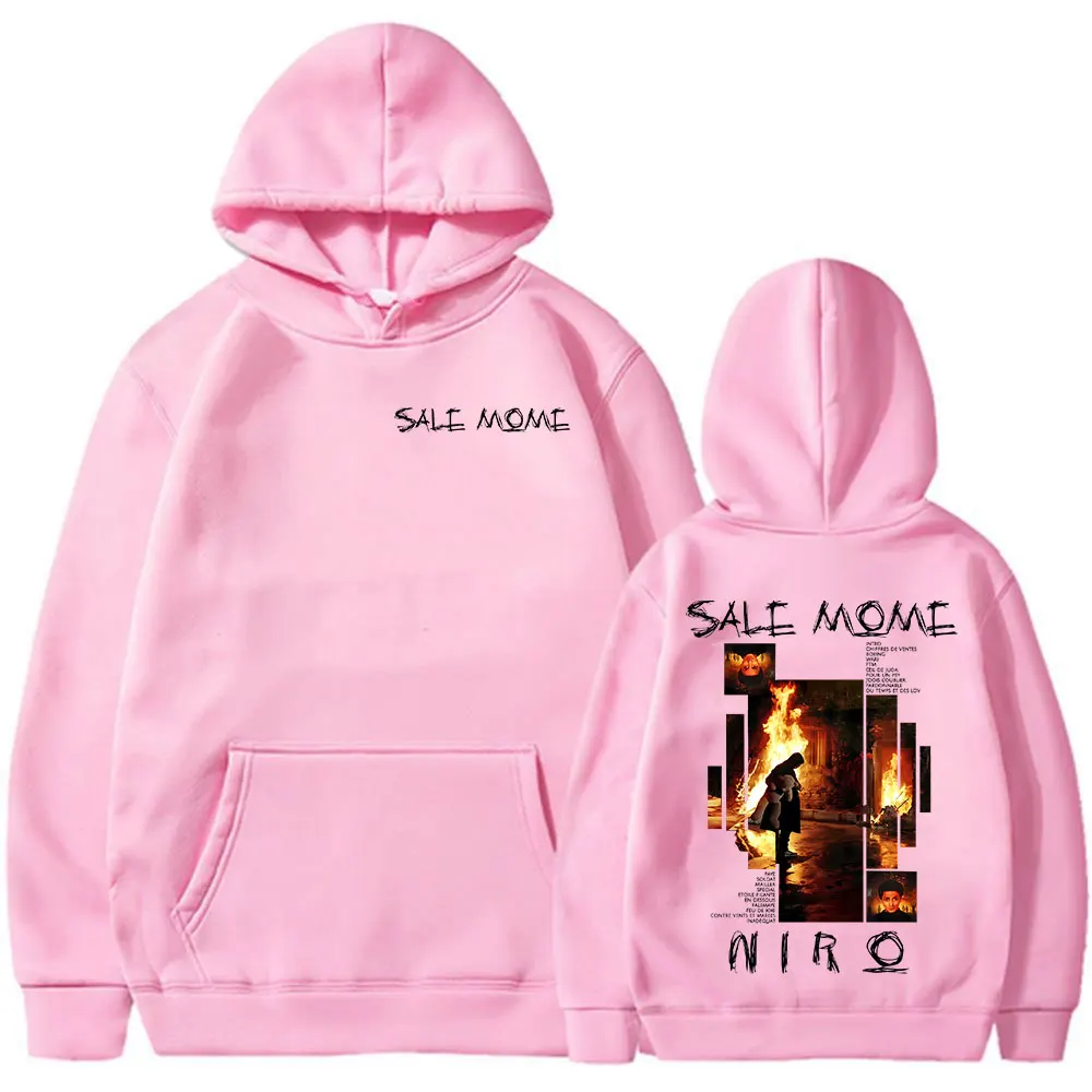 Rapper Niro OX7 Sale Mome Album Graphic Hoodies Men Women Hip Hop Fashion Hooded Sweatshirts Streetwear Casual Fleece Hoody Coat