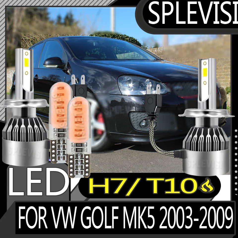 

warranty 2 year Night Reliability Easy Setup High-Performance LED Headlight For VW Golf MK5 2003 2004 2005 2006 2007 2008 2009