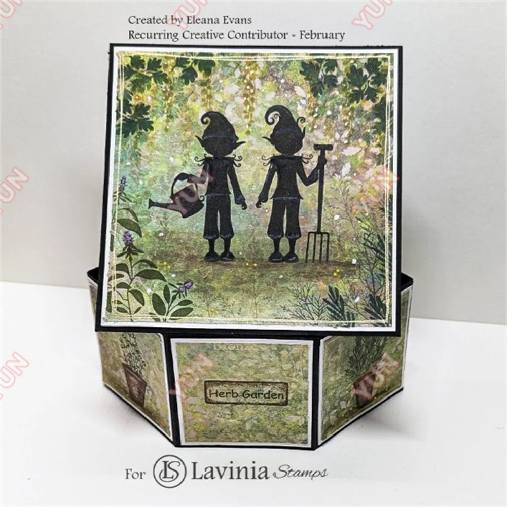 2025 Lavinia New Stamps Release Herbalum Bob Ben Shrooms Words Stamp DIY Scrapbooking Greeting Card Elf Sticker Stencils Crafts