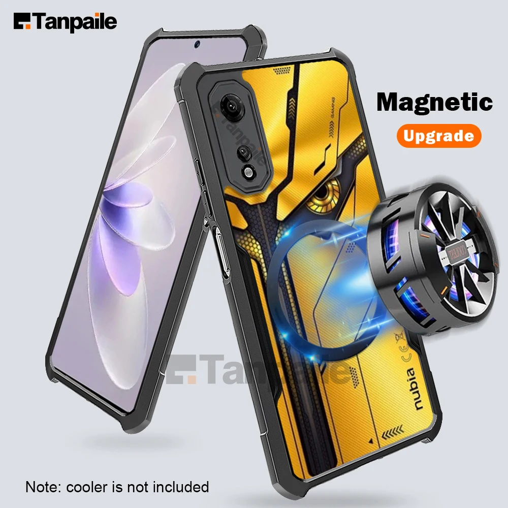 Tanpaile- Ultra Thin Magnetic Case For ZTE nubia Neo 2 Case Shockproof TPU Soft Transparent Bumper Phone Cover Funda