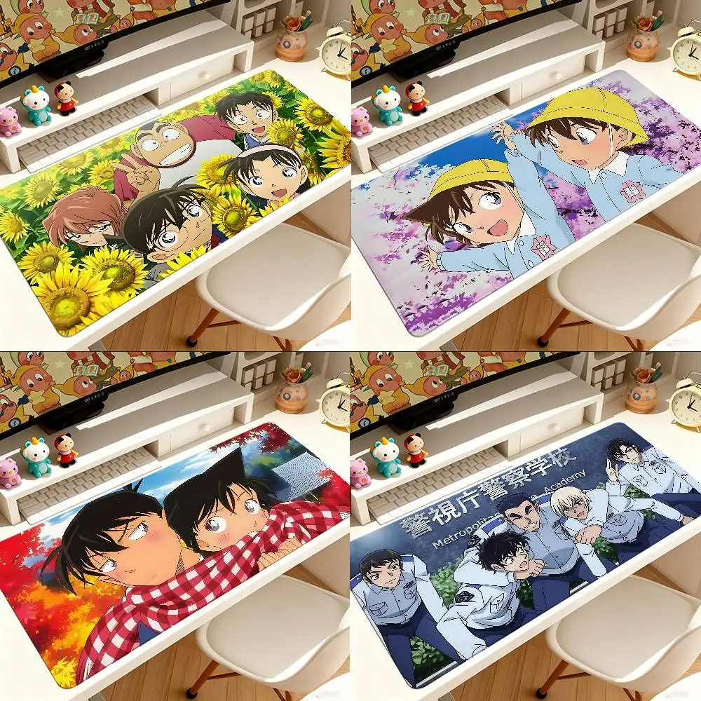 Cute Anime-D-detectiveS-C-conanS Mouse Pad Computer Mat Deskpad Laptop Keyboard Mat Office Large Landscape Mousepad