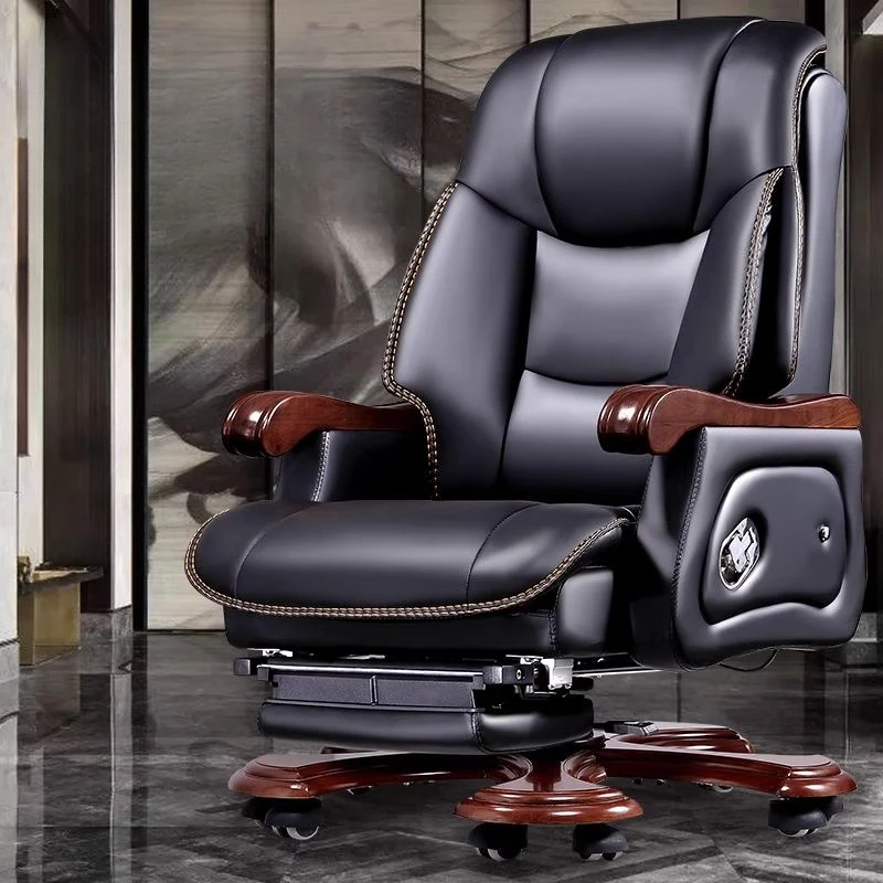 Foot Rest Adjustable Office Chair Cushion Armrest Pliable Comfy Office Chair Recliner Bureaux Sillas De Oficina Furniture