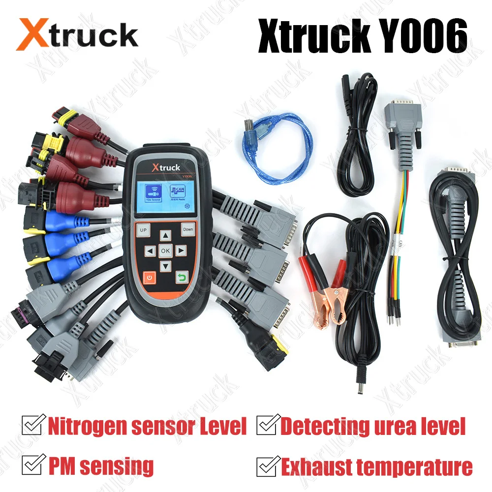 Xtruck Y006 Nitrogen and Oxygen Sensor Tester Auto Repair Urea Nozzle Pump detecting Diagnostic Tool