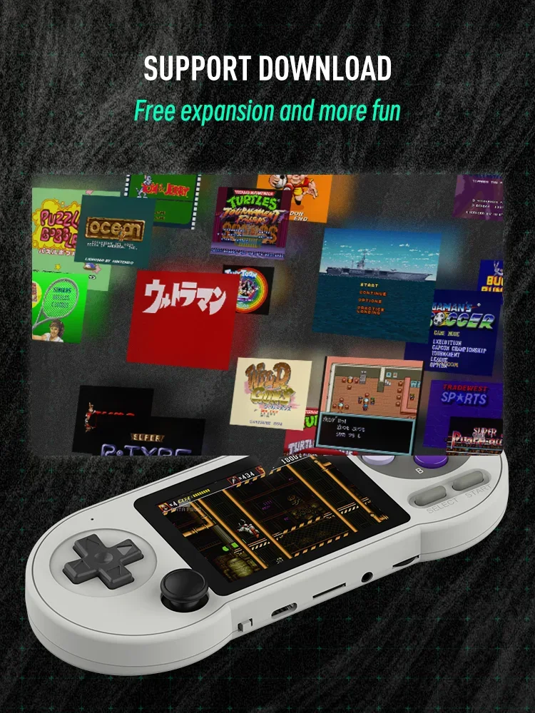 SF2000 Portable Handheld Game Console 3 Inch IPS Retro Game Consoles Built-in 6000 Games Retro Video Games For Kids