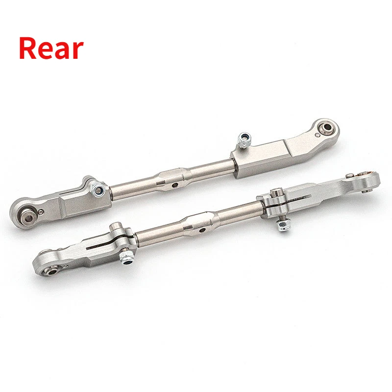 2pcs Metal Rear Steering Rod Link Rod 131-141mm for Team Corally Kronos XP 6S XTR 1/8 RC Car Upgrades Parts Accessories