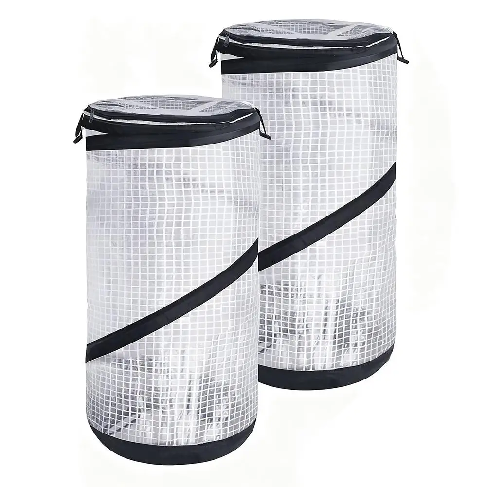 2 PCS Portable for mini Greenhouse with PVC Cover for Frost Protection and Weather Shield Easy Setup and Space Saving