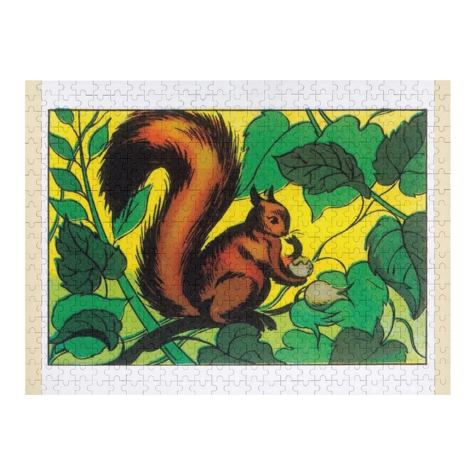 

Пазл с белкой, рождественские подарки, деревянный пазл с животными на заказ