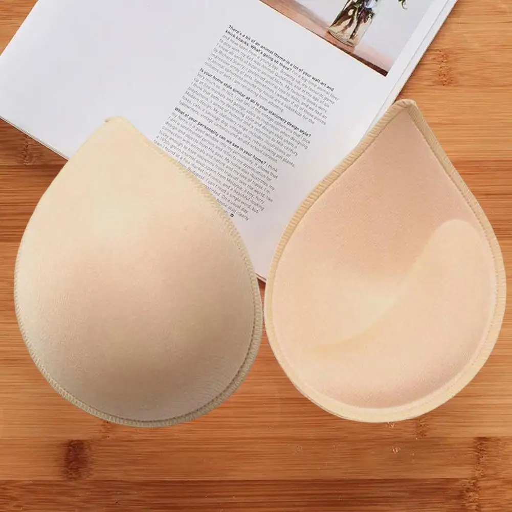 2026 Women's Bra Pad Inserts Removable Tear Drop Shape Bra Cup Inserts Push Up Breast Enhancer for Swimsuits Yoga Sports Bras 97