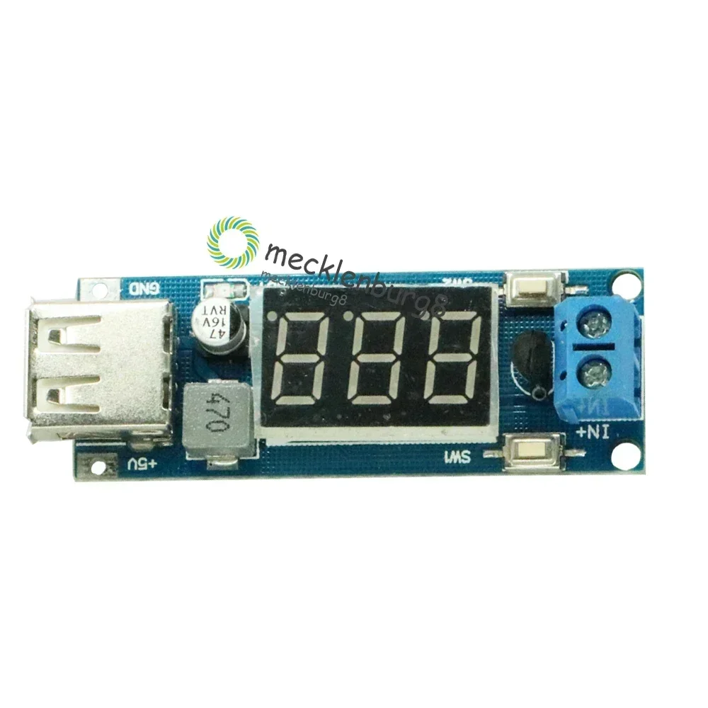 

DC 4.5-40V To 5V 2A USB Charger LED Step-down Buck Converter Voltmeter Module Low Power for Arduino NEW