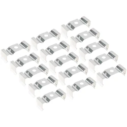 50pcs T8 Clips Light Tube Holder Bracket for Lamp Socket Ceiling Lamp Light Fixture Suitable for Home Electric Appliance