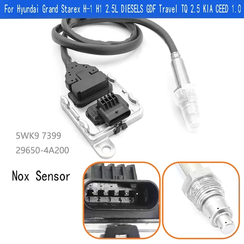 Nitrogen Oxide Sensor For Hyundai Grand Starex H-1 H1 2.5L DIESELS GDF Travel TQ 2.5 KIA CEED 1.0 5WK97399 29650-4A200 Parts