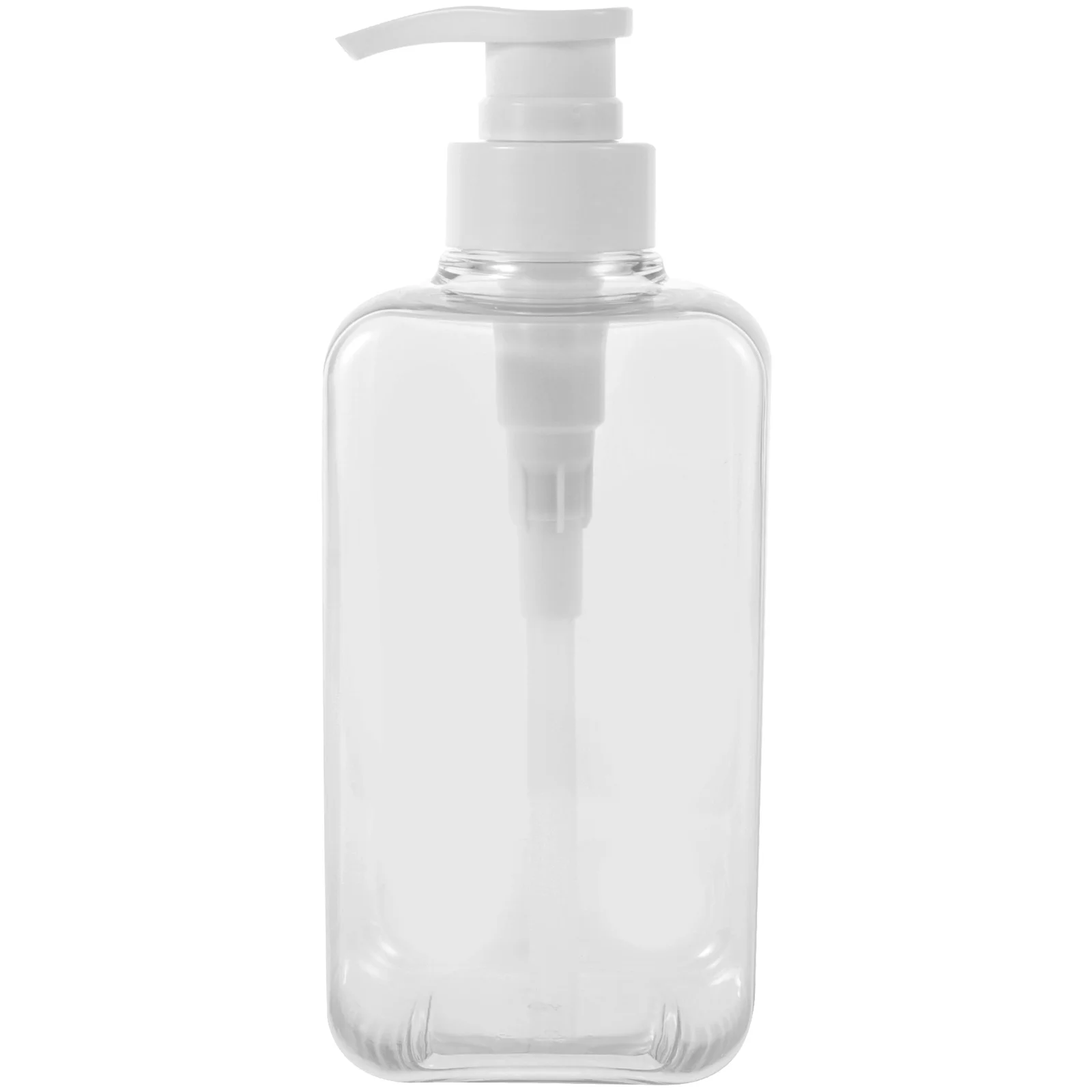 

450Ml Lotion Dispenser Bottle Clear Reusable Pump for Shampoo Shower Gel Liquid Soap Makeup Conditioner Travel Container