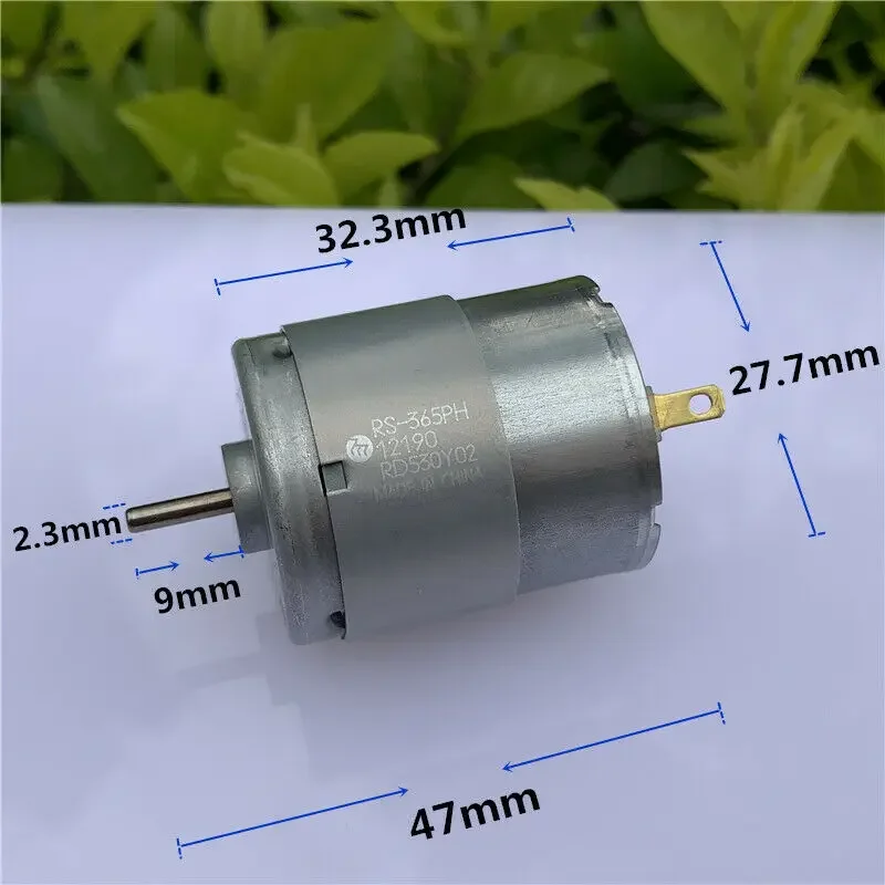 Original MABUCHI RS-365PH-12190 Carbon Brush Motor DC 12V-24V 9000RPM High Speed for Heat Gun Massager