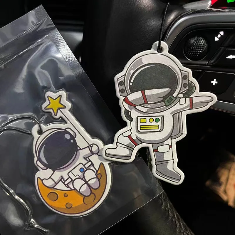 

Car Air Freshener Astronaut Shaped Paper Long Lasting Various Fragrance Deodorizing Paper Air Freshener For Car