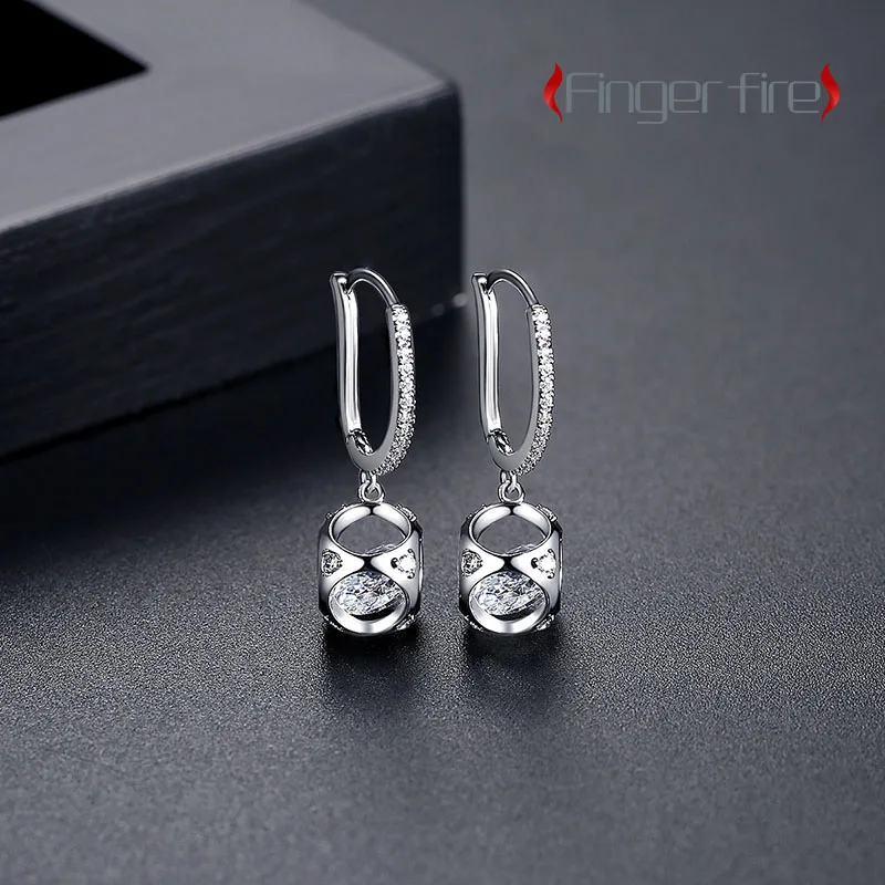 

Trendy Silver Plated Exquisite Unique Design Women Earrings Anniversary Gift Beach Party Jewelry Work Noble