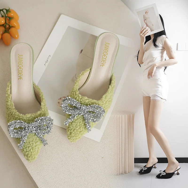 Fur Fashion Mules W… - image