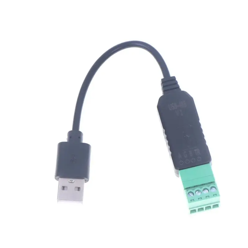 Konwerter USB na RS485 Przemysłowy moduł adaptera szeregowego z układem CH340 z portem DB9 do Modbus RTU, programowania PLC