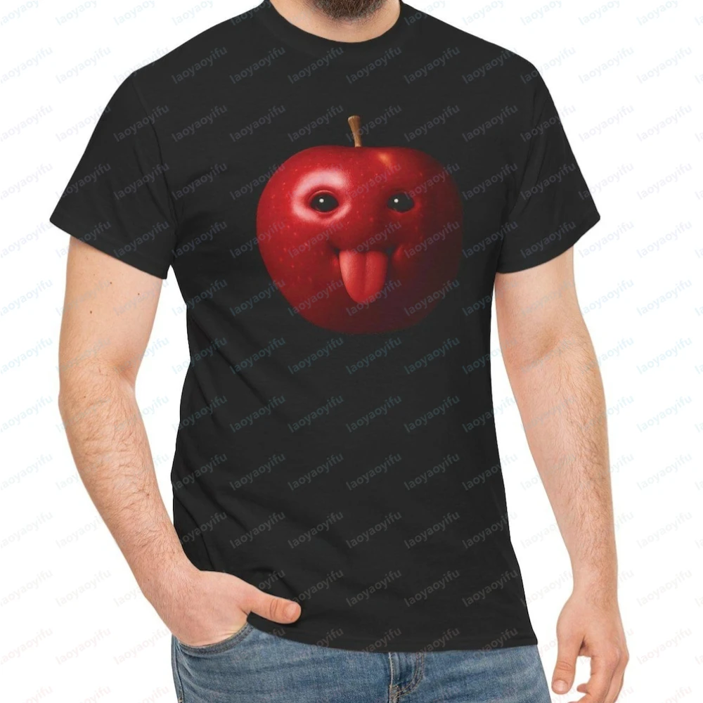 Nischen-Frucht-Meme-Shirt Apfel TikTok Frucht-Meme Lustiges Shirt Freizeitkleidung Geschenkidee Grafik-T-Shirts Harajuku Herrenbekleidung Oberteile