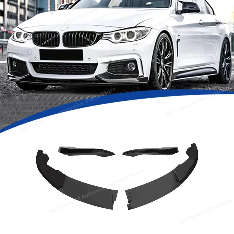 المصد الأمامي سبويلر الشفة لسيارات BMW 4 Series F32 F33 F36 420i 430i 420d M440i 2013-2019 MP نمط الجبهة تنورة مجلس شفرة الجسم أطقم