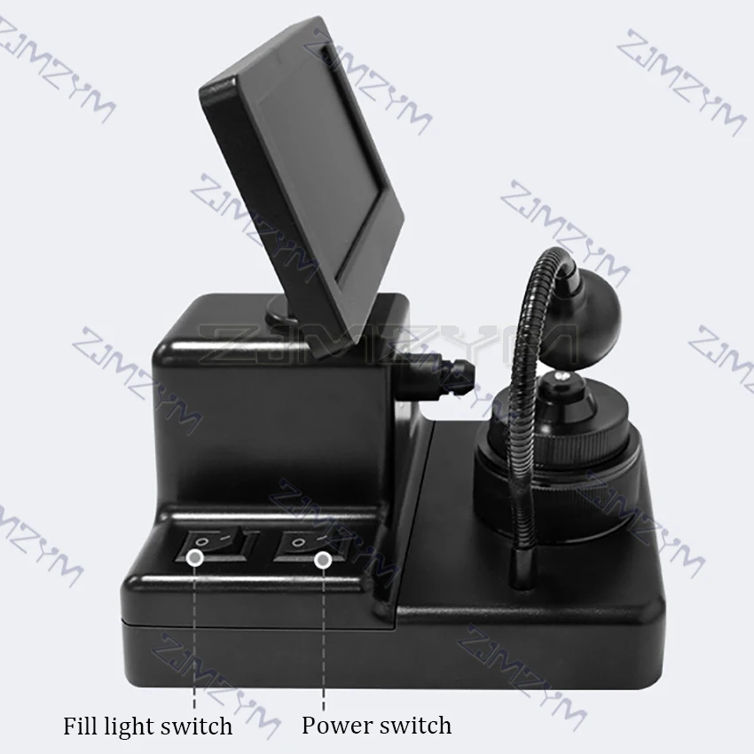 1000X Digital Diamond Girdle Viewer Microscope Camera Diamond Inscription Viewer with 4.3Inch LCD Screen Properties Observer