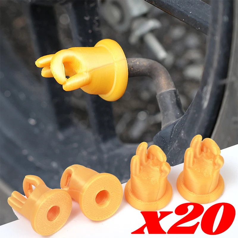 Tire Valve Stem Caps OK Gesture Tire Air Caps Tires Valve Cover Wheel Valve Tire Air Cover Decoration Accessories for Cars