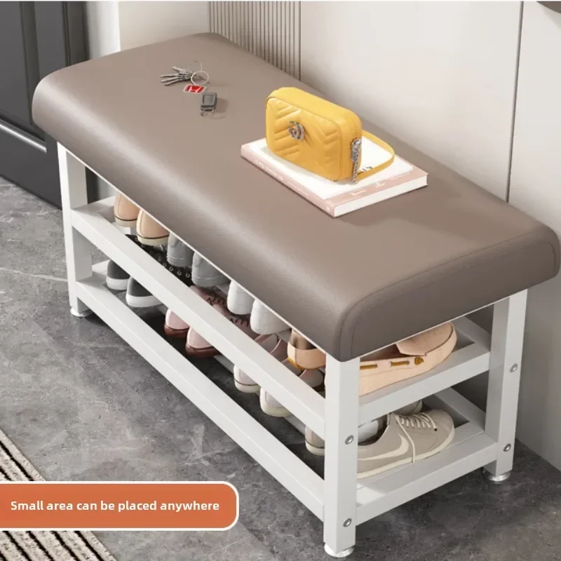 مقعد تغيير الأحذية، باب المنزل، مدخل سهل، مقعد أحذية، حقيبة ناعمة، وسادة مقعد، غرفة تأجير، خزانة أحذية صغيرة #2