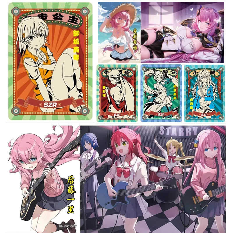 Anime Goddess Story SZR QN BW series collection card Kafka Hatsune Miku Tokisaki Kurumi Entertainment toys Board game card