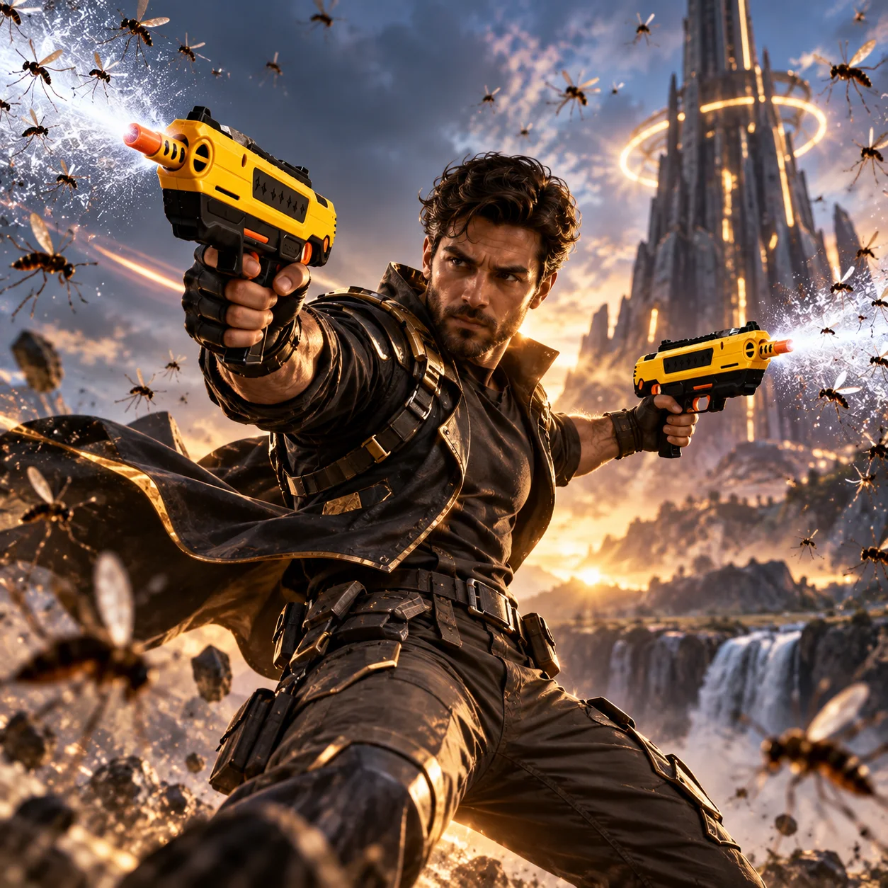 2026 Pistolet à mouches amélioré, tir précis, tueur de mouches et de moustiques, jouet de simulation pour adultes, tueur de mouches, nouveau jeu de tir, plastique 2