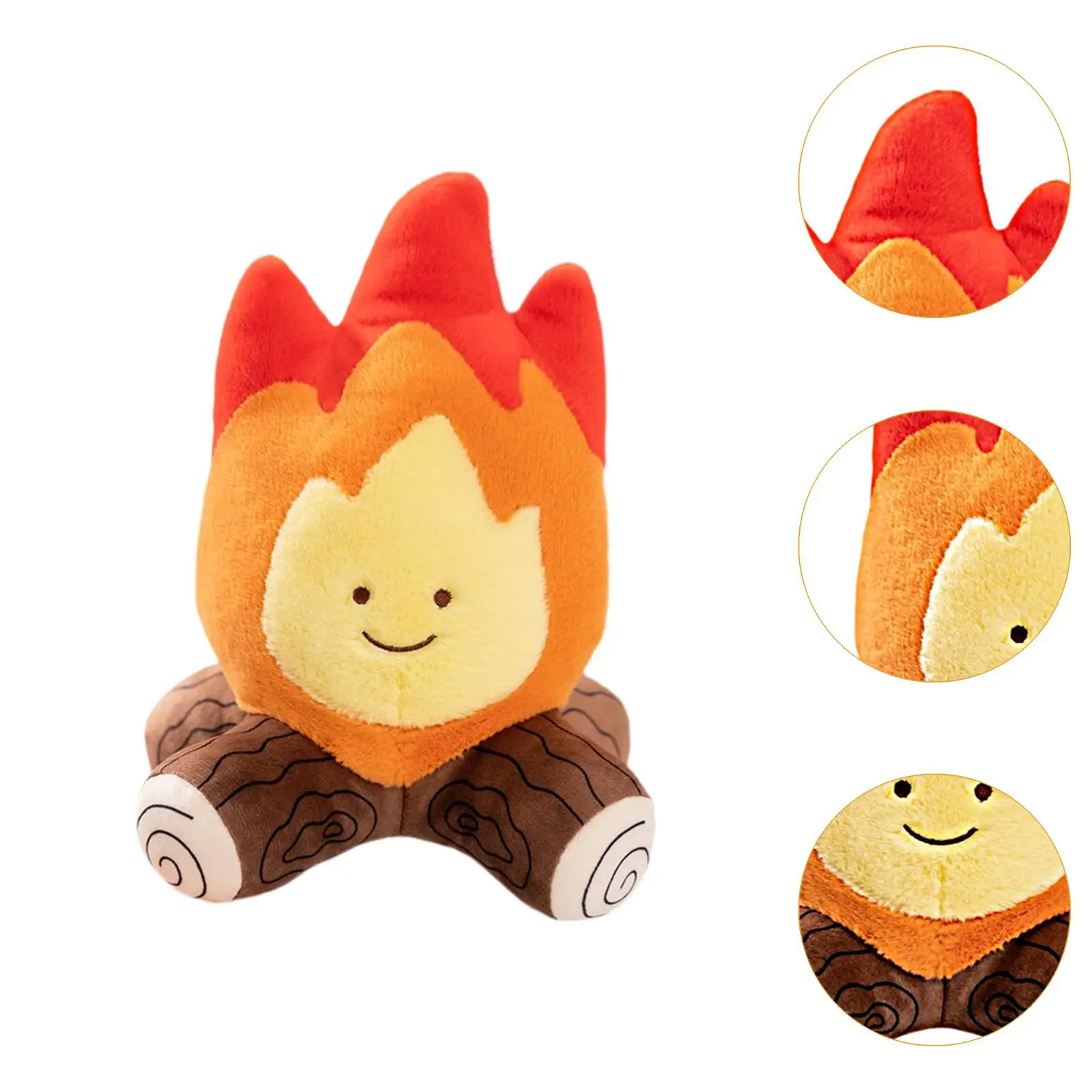 Bonfire Plush Toy Lifelike Plushie Winter Series Cute Soft Toy for Birthday