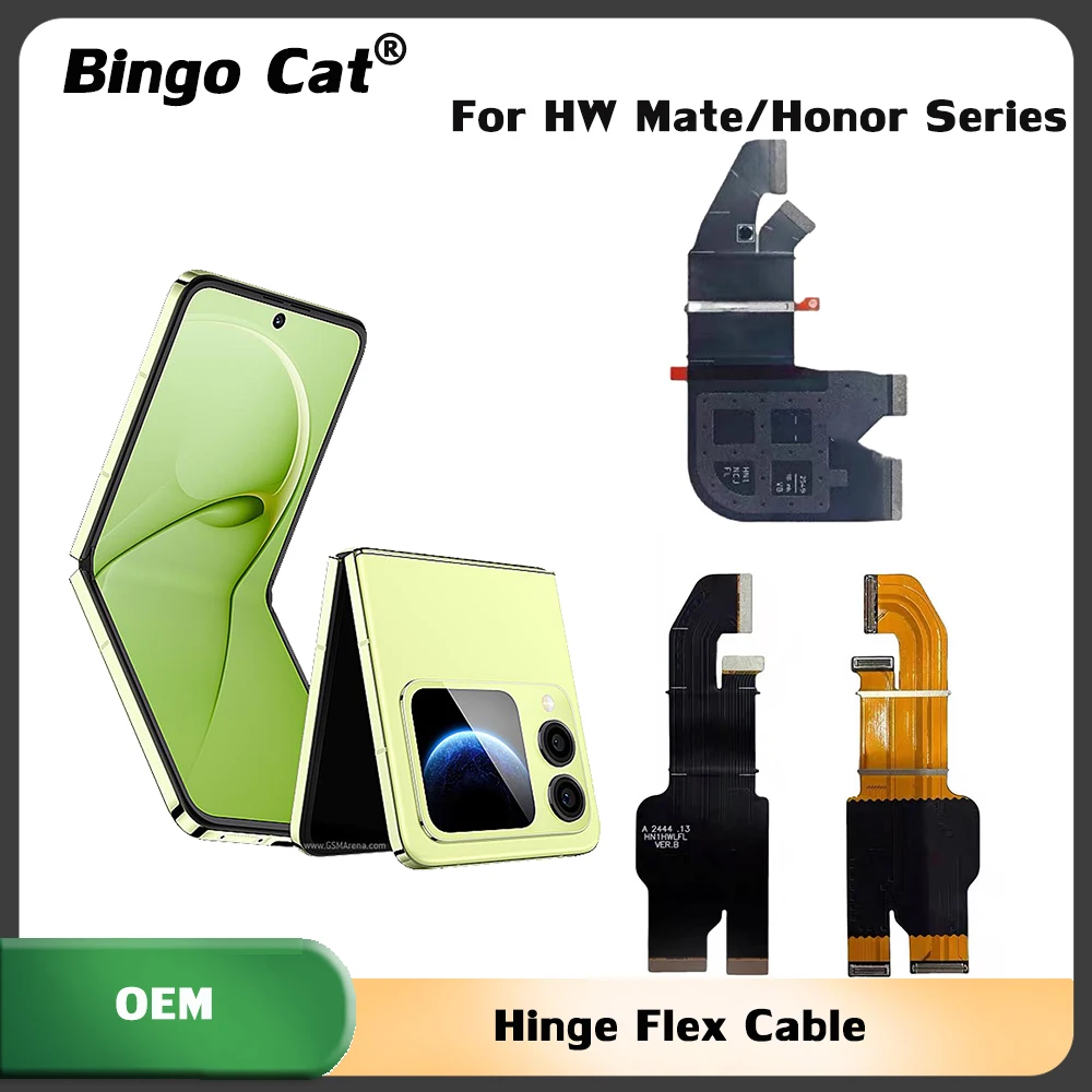 Spin Axis Flex Hinge Cable For Huawei X3 X5 X6 X7 XS XS2 Pocket 2 3 Main Board LCD Connector Rotary Shaft Flex Replacement