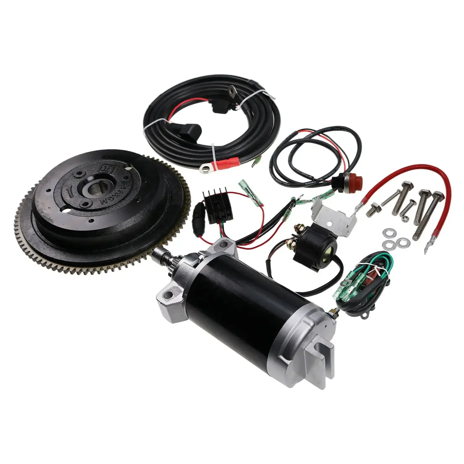 E40 ELECTRIC START KIT FOR YAMAHA E40XMH HANGKAI PIONEER HIDEA HD40F T40 MIKATSU M40 40HP 703CC 2 STROKE OUTBOARD MOTOR