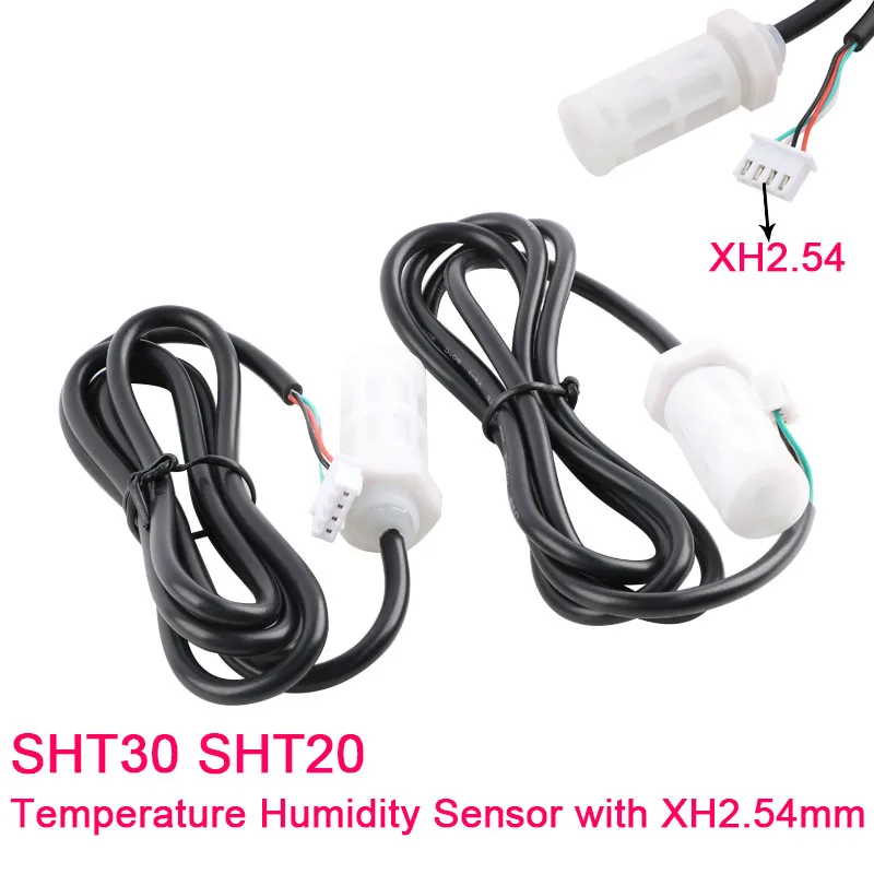SHT30 temperature and humidity sensor with XH2.54mm SHT20 waterproof temperature and humidity transmitter probe