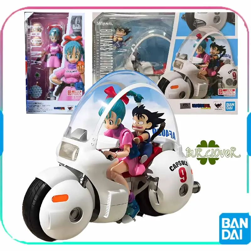 

Bandai Original SHF Dragon Ball Anime Figure BUL MA.MOTORCYCLE Action Figure Toys For Boys /Girls /Kids /Christmas Gift