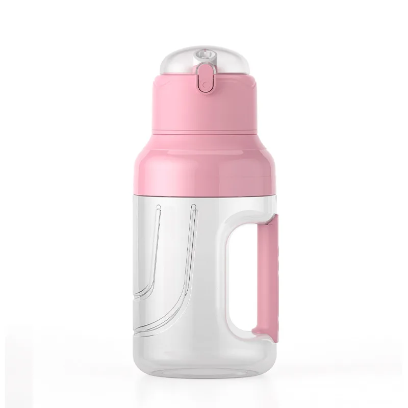 

1500Ml Large-capacity Multi-functional Ton Barrel, Portable Straw Juicing Cup