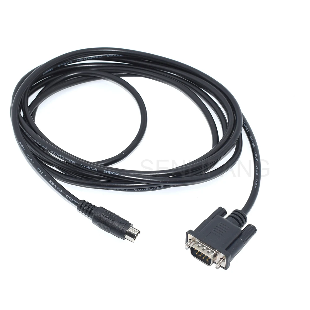 DOP-DVP 3M 5M For Delta PLC Communication With HMI Cable Data Cable DOP-CA232DP DB9 TO MD8 NEW