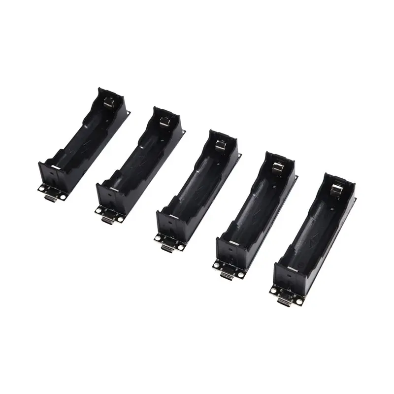 ABYN-5Pcs Type-C 18650 Lithium Battery Boost Step Up Module 18650 Lithium Battery UPS Boost Module For MCU Router DIY 12V