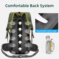 50L Travel Backpack Camping Men Large Hiking Bag Tourist Rucksack Waterproof Outdoor Sports Climbing Mountaineering Bag Luggage - Image 3