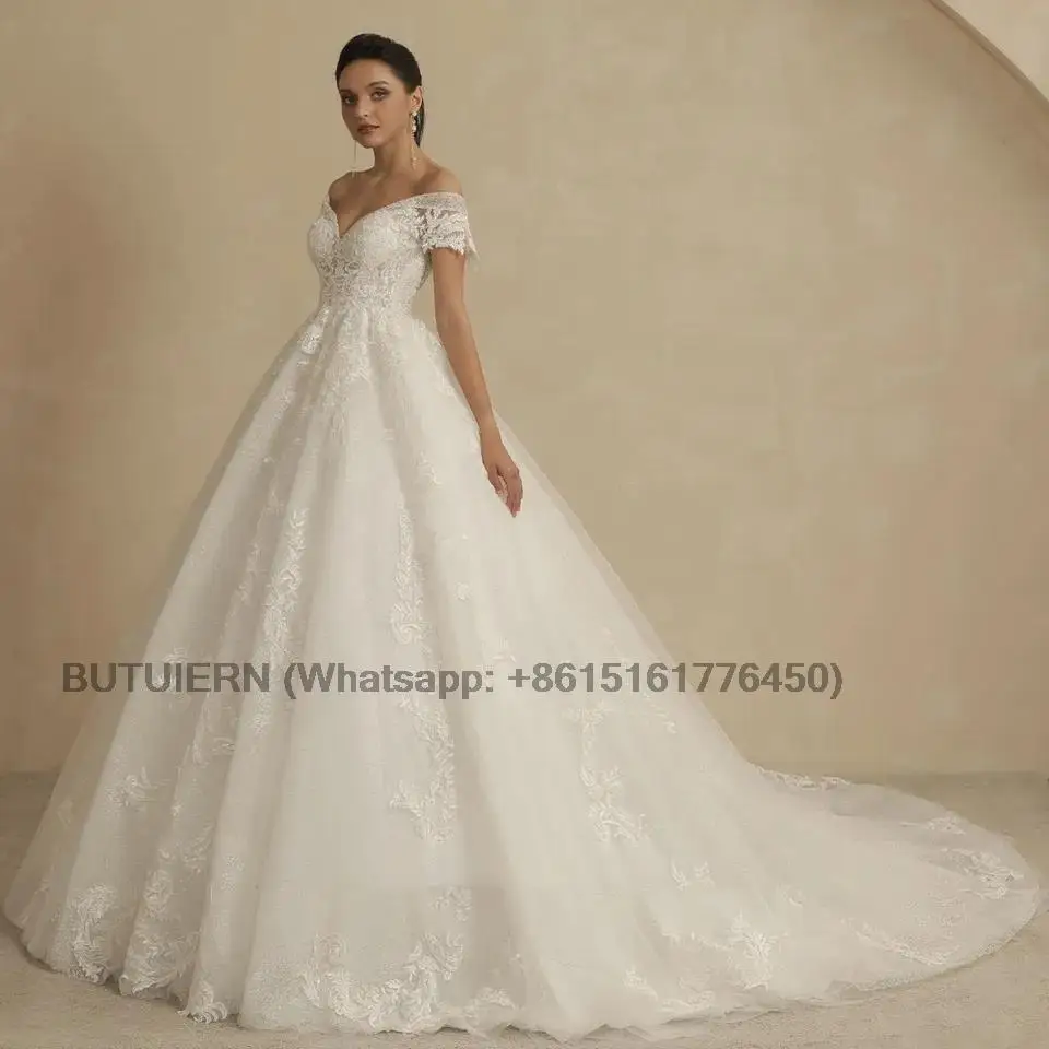 Princess Sweetheart Wedding Dress For Women Ivory Glitter Skirt Sleeveless Court Train Vintage Bride Bridal Ball Gown