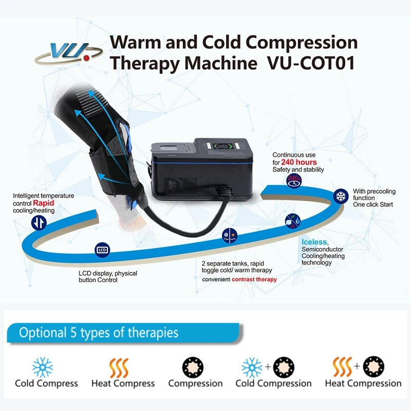 New Arrival Cryotherapy Medical Device Health Care Physical Therapy Equipment Cold Therapy Compression Device