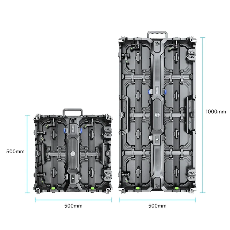 Stage Rental Led Video Wall P2.6 P2.97 P3.91 P4.81 45 Degree 90 Degree 500*500mm 500*1000mm Display