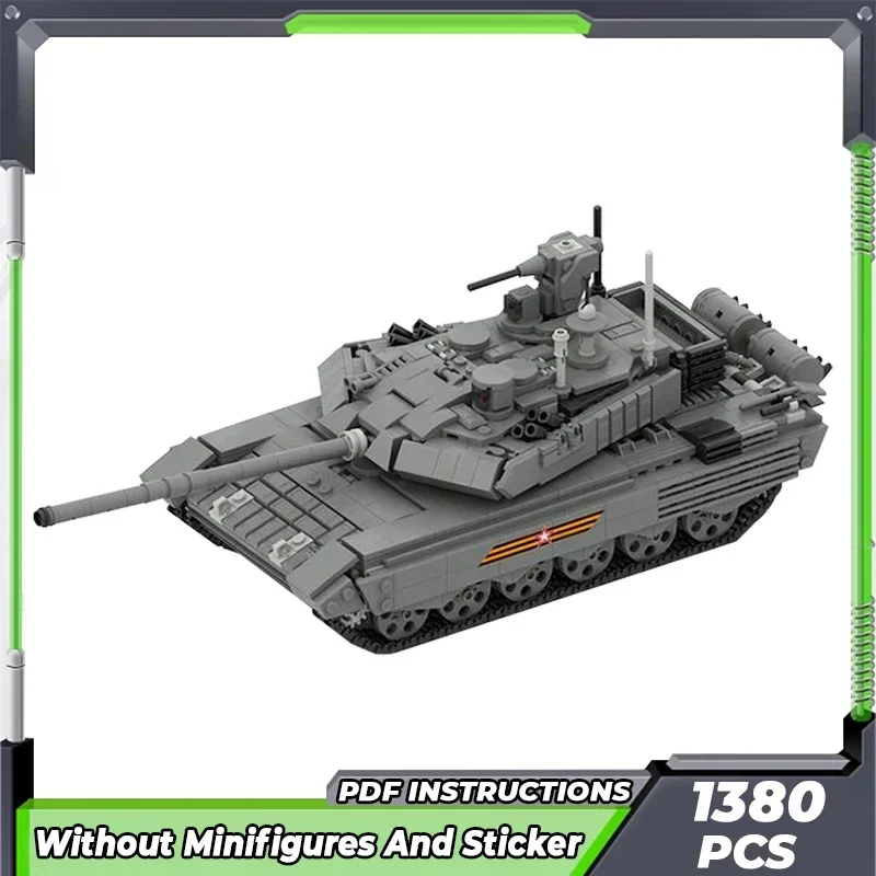 Moc Building Bricks Military Model T-90 MBT Main Battle Tank Technology Modular Blocks Gifts Toys For Children DIY Sets Assembly