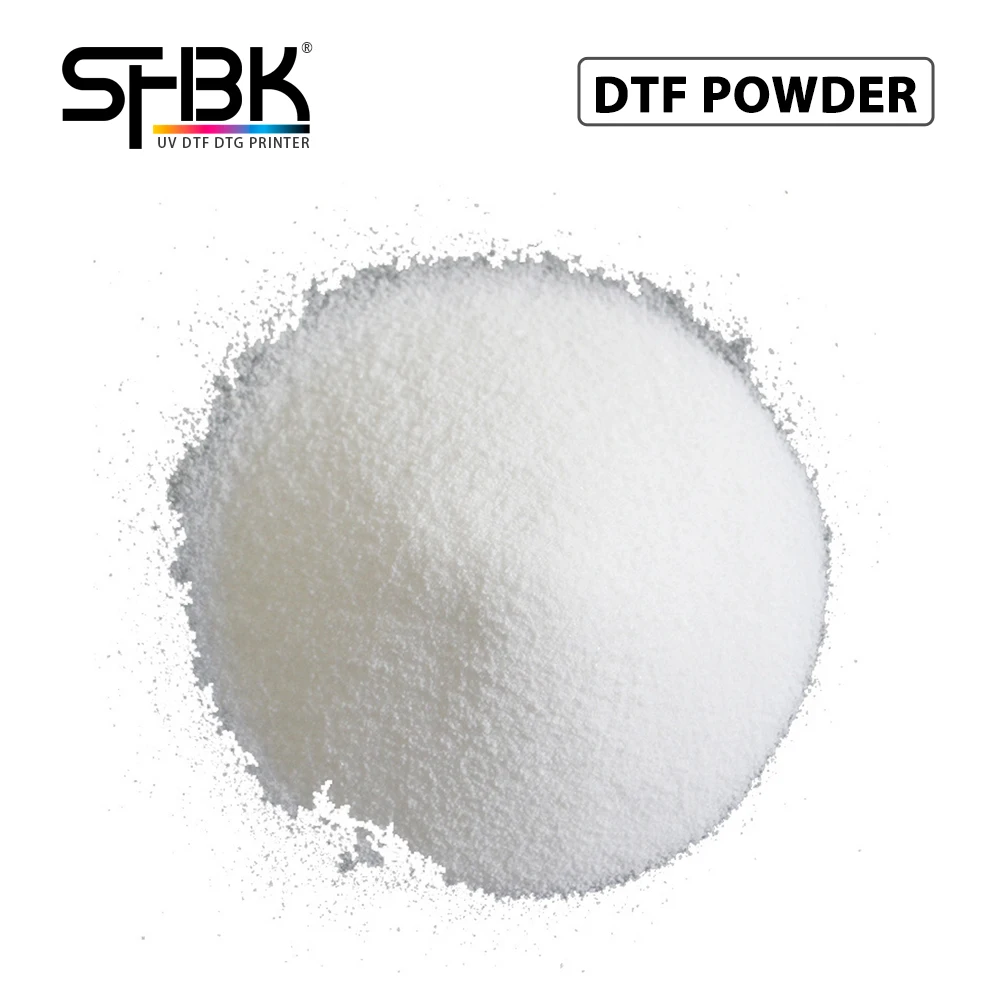 DTF Powder for A3 A4 A2 L805 L801 L1800 R1390 XP600 TX800 DTF printer thermal transfer powder TPU hot melt adhesive tpu powder