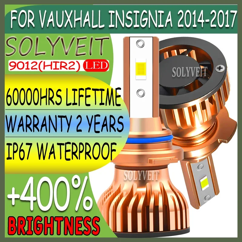 

More Energy-Efficient Clear Illumination Instant On durable LED Headlight For Vauxhall Insignia 2014-2017 2014 2015 2016 2017