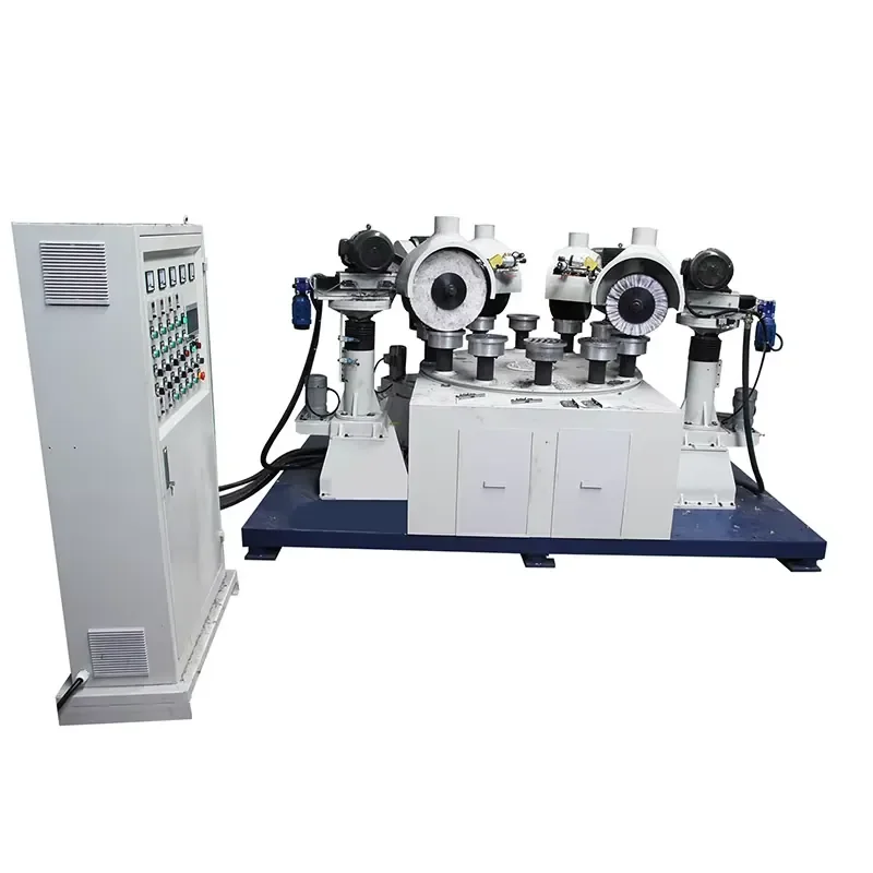 6 Grinding Head Mirror Polishing Machine Rotary Buffing Machine for Metal Panel Brass Polishing