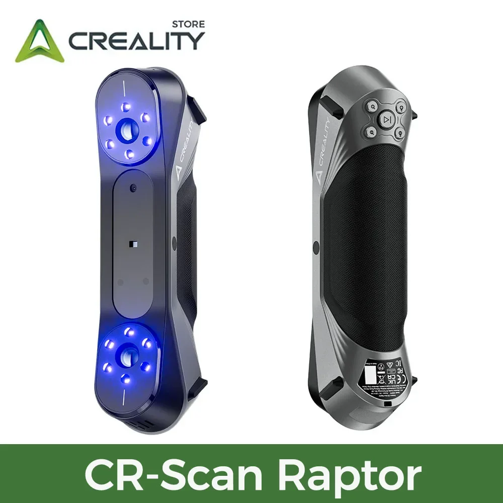 

Creality 3D CR-Scan Raptor Multiple-line Blue & NIR Consumer Handheld 3D Scanner 24-Bit Full-Color Scanning High-Speed Scanning