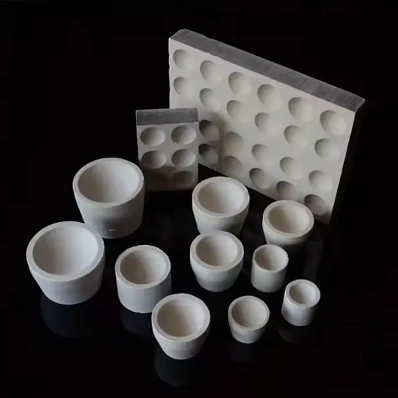 Contact us for a quote MOQ 500pcs High quality 6a 7a bone ash magnesia cupel for gold test laboratory equipment